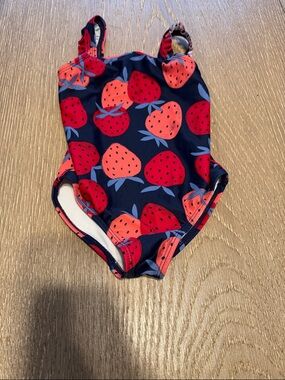 Carters One Piece Swimsuit Strawberry 2T